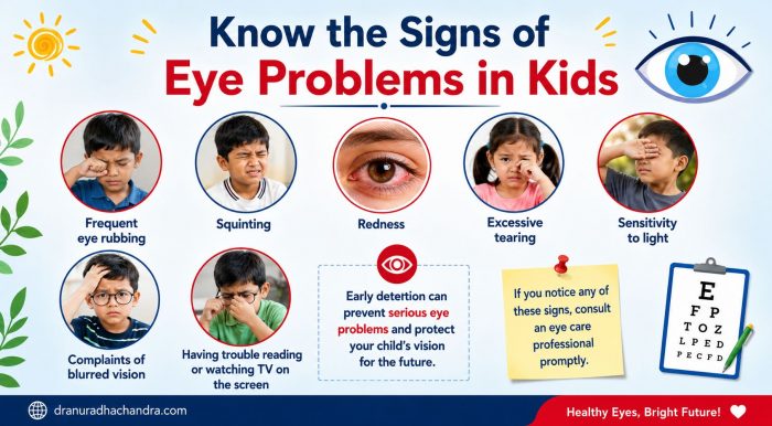 Know the Signs of Eye Problems in Kids
